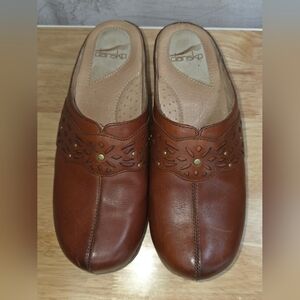Dansko Shyanne Leather Comfort Mule Size 39EUR